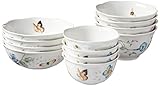 Lenox Butterfly Meadow 12-Piece Bowl Set, Multicolor