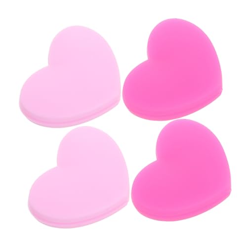 OHPHCALL 4pcs Heart Shaped Tennis Racket Vibration Absorbers Shock Absorbers for Tennis Racket Dampeners Fun Patterns