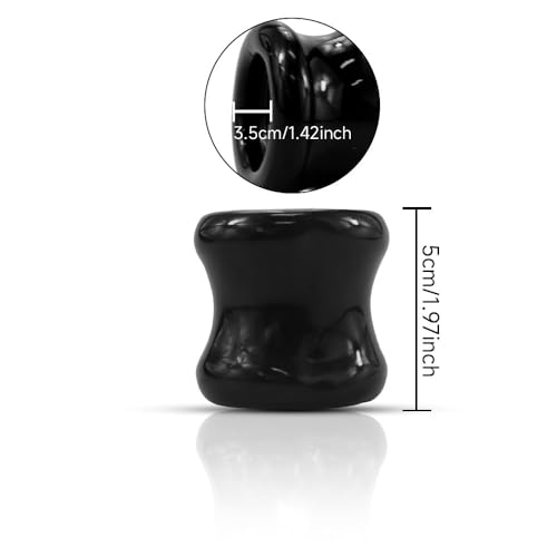 Ball Stretcher Penis Ring Testicle Adult Sex Toys for Male Thickened Cock and Ball Ring for Men Erection Sex Pleasure Enhancement Delay Ejaculation Stretchy Penis Sleeve - Image 8
