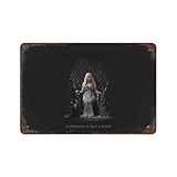 Daenerys Targaryen Iron Throne Quote _02 Poster Decorative Painting Canvas Wall Art Living Room Posters Bedroom Painting,Canvas Art Poster And Wall Art Picture Print Modern Family Bedroom Decor Poster