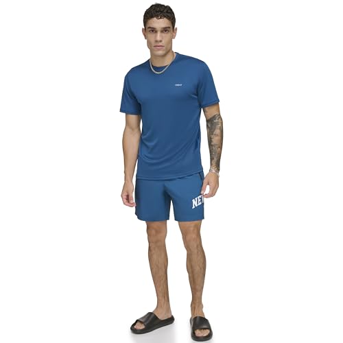 Image of DKNY Men's Short Sleeve Quick Dry 40+ Protection UPF Active Top