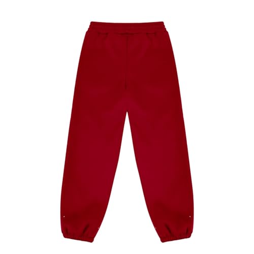 Boys Girls Sweatpants Straight Leg Jogger Sweatpants Kids High Waist Baggy Loose Pants with Pockets4