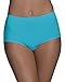 Fruit of the Loom Women's Underwear Breathable Panties (Regular & Plus Size), Brief-Cotton Mesh-6 Pack, 6