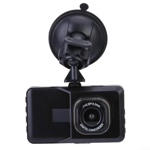 Dash Cam anteriore e posteriore con schede, videocamera Full HD per auto, doppia lente, obiettivo regolabile, grandangolo di 170° di registrazione (+dopo 480)