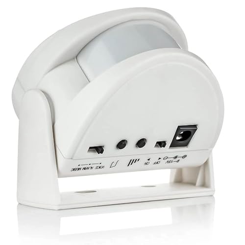 Wireless PIR Motion Sensor Door Bell,Shop Visitor Alert Chime Alarm Burglar, Entry Alert Chime for Business/Home/Office