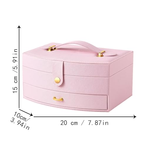 Organiseur en cuir synthétique pour éviter les bijoux emmêlés - 3