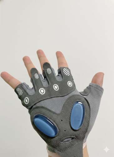 Guantes de ciclismo sin dedos con gel antideslizante miniatura 6