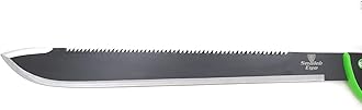 Snake Eye Tactical Machete, Full-Tang Fixed Blade with Sheath – Outdoor Camping, Hunting, Fishing & Survival Tool