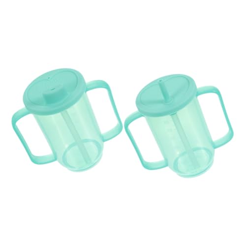 minkissy 2pièces Gobelets De Soins Pour Adultes Pour Personnes Âgées Et Malades Gobelet Ergonomique Avec Poignée Pour Nourriture Liquide Et Médicaments