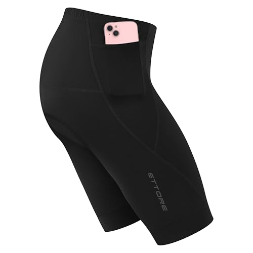 Cuissard short cycliste pour femmes Ettore Arrow avec rembourrage et poche