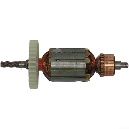 ZMdooreasy Motor de rotor de taladro eléctrico de 13 mm con núcleo de cobre de 5 dientes y 35 mm de longitud para mejorar el funcionamiento del taladro de impacto