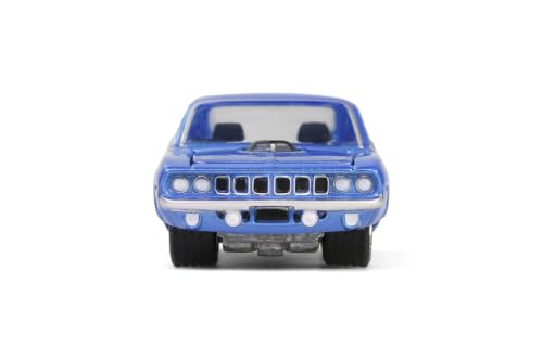 Modelo a escala 1:64 carro 1971 440 6bbl Blue Metallic miniatura 5