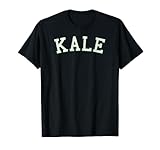 Vintage Retro Kale University Funny Vegan T Shirt