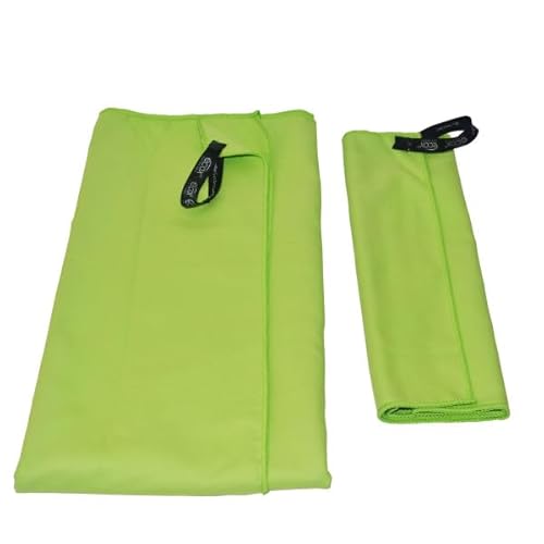 Ecox Outdoors Microfiber Towel Fast Drying Soft Feel Fast Action Drying For Gym Beach Outdoors Travel Yoga Camping Compact Size 2 Piece Set 30X60 In And 12X24 In Green Mft2Pg #TOP1