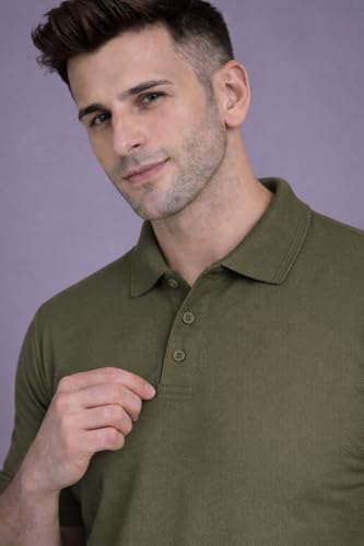 Image of Men Regular fit Polo Neck T Shirt||Casual Wear ||Half Sleeve Tshirt for Men