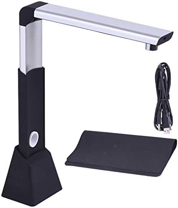 MSQL Escáner de Documentos portátil Ajustable, 10 megapíxeles y Alta resolución 3672 * 2856, con luz LED, para Empresas, Fotos, Recibos