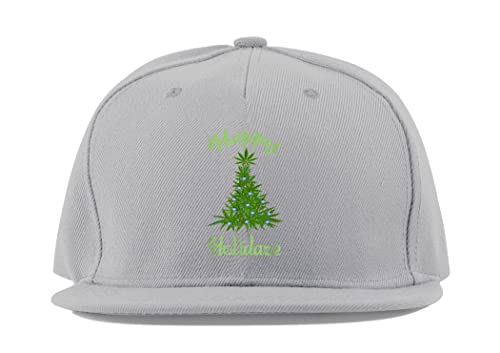 Casquette motif arbre de Noël en coton gris le cadeau idéal taille unique unisexe