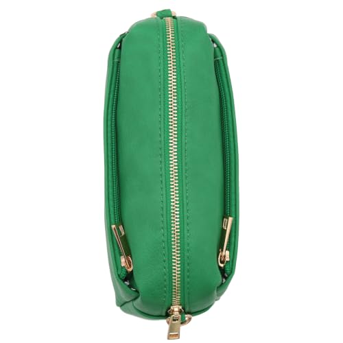 Image of FashionPuzzle Triple Zip Small Crossbody Bag