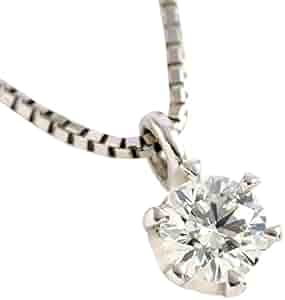 Amazon | 【鑑定書つき】プラチナ(Pt850) 天然ダイヤモンド0.3ct