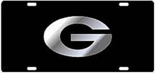Craftique Georgia Bulldogs Black w/Silver G Car Tag