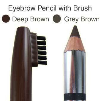 Eyebrow Pencil with Brush 03 Grey Brown Professional