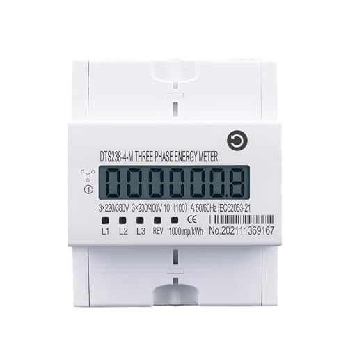 Compteur d'énergie triphasé pour stopper le gaspillage de KWH et surveiller le réseau