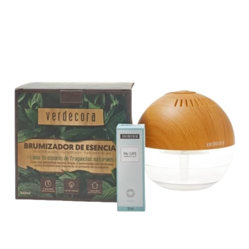 Verdecora Brumizador + Bruma My Life | Difusor de Aroma | Ambiente Dulce y Agradable | Ideal para Hogar y Oficina | 100ml