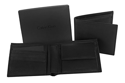 Portafoglio uomo CALVIN KLEIN nero in pelle MADE