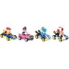 Hot Wheels Mario Kart Vehicle 4-Pack, Set of 4 Fan-Favorite Characters Includes 1 Exclusive Model, Collectible Gift for Kids & Fans Ages 3 Years Old & Up