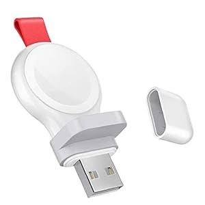 USB horloge Charger iWatch draadloze oplader Draadloze draagbare snel opladen Compatibel met Apple Watch White, Fast…