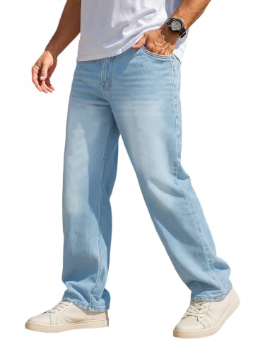 Image of Noble Monk Men's Denim Jeans | Stylish Casual Wear | Stretchable Cotton Trousers | Comfortable Everyday Pants | Travel, Outdoor & Streetwear
