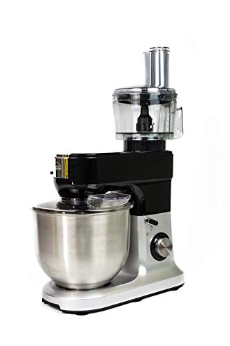 Ohmex OHM-SMX-6208 - Robot de cocina con soporte multifunción (1200 W, capacidad de 8 L, modo inteligente, 4 juegos de accesorios, silencioso) Cover