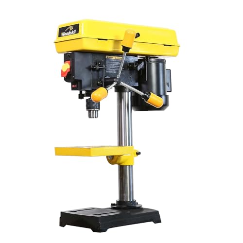 Image of 8 Inch Drill Press, 2.3 Amp 5-Speed Bench Drill Press, Bench Top Drilling Machine