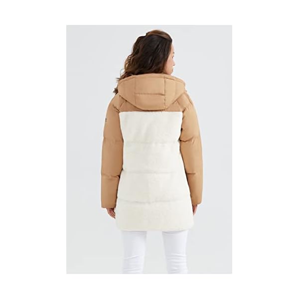 Orolay Women's Fleece Down Coat Thickened Winter Puffer Down Jacket - Image 3