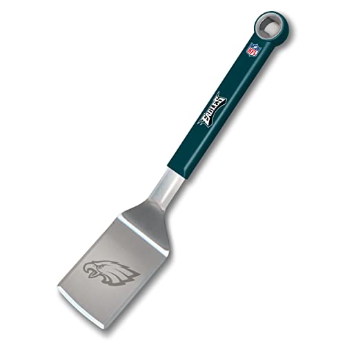 YouTheFan NFL Philadelphia Eagles Stainless Steel BBQ Spatula with Bottle Opener Medium