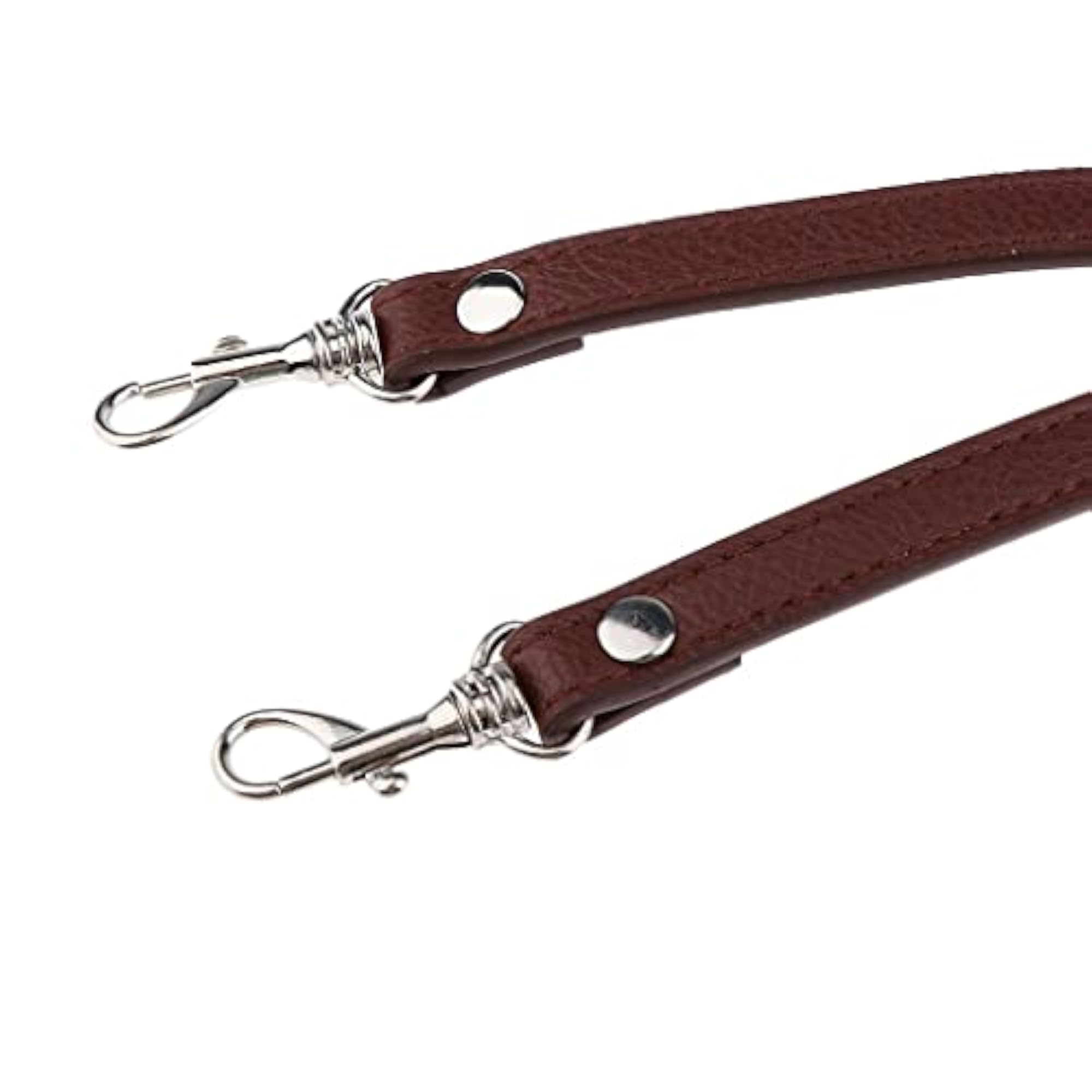 Adjustable Leather Shoulder Bag Strap with Lobster Clasps