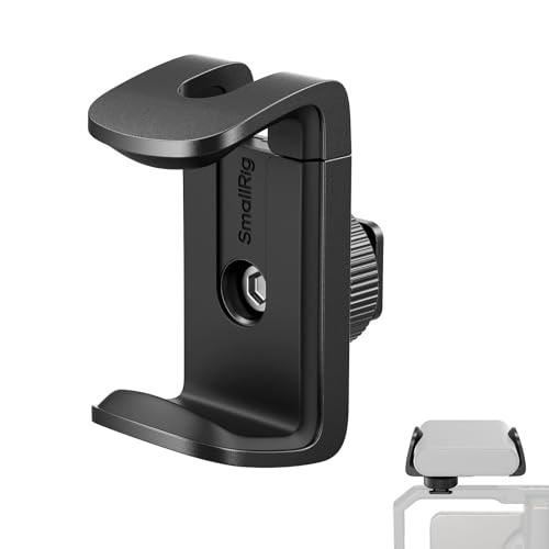 SMALLRIG Universal Power Bank Holder with Cold Shoe Mount, Holder for Anker, for INIU, for UGREEN, etc, Power Bank Clamp Mount for Camera Rig, Phone Cage, and Handle - 4600