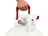 NOPANE Propane Tank Carrying Handle - Safe & Easy Portable Carrier - Durable and Heavy Duty - Ergonomic Grip - Reduces Hand and Wrist Strain - Ideal for Comfortable Carrying - 100lbs Capacity