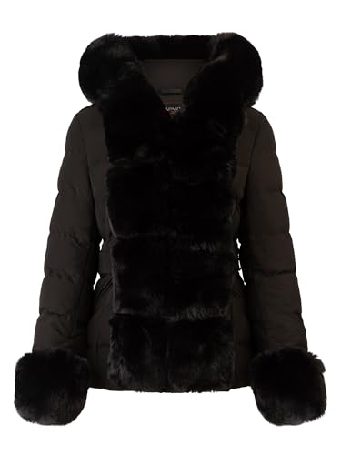 Veste d'hiver APART femme noir 38 doudoune zippée chaude
