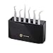 Pretty memory Lash Extension Stand 6 Holes Tweezers Holder Stand Display Storage for Eyelashes Extension Supplies Accessories Tools, Black
