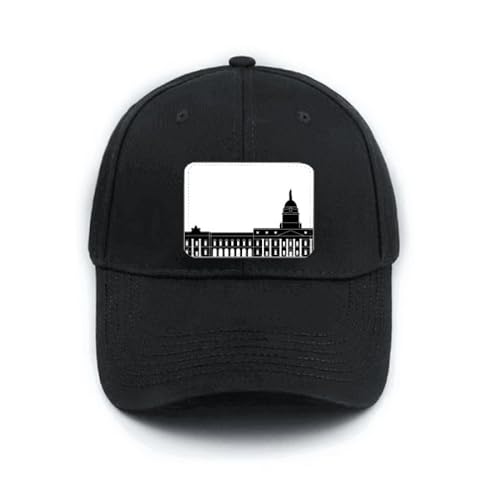 Casquette Irlande noire avec skyline brodée idéale pour vos voyages et sorties urbaines