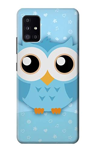 Coque Samsung Galaxy A41 hibou bleu idée cadeau ado