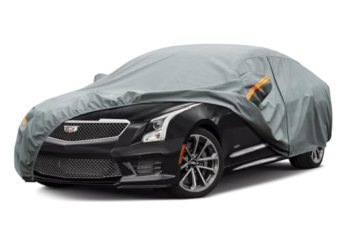 Image of Kayme Heavy Duty Car Cover Custom Fit Cadillac ATS (2013-2019) Waterproof All Weather for Automobiles, Full Exterior Covers Sun Rain UV Protection.（Deliver About 3-10 Days）