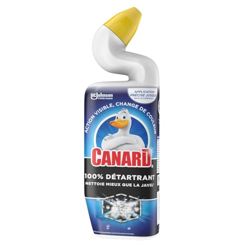 CANARD WC – Gel Détartrant Puissant pour Toilettes, Action Ciblée et Fraîcheur Durable (Flacon 750mL) - Le Lot De 4