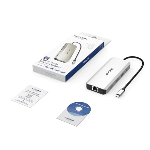 Stazione docking per computer portatili, Displayport Docking Station con doppio DP, HDMI, 100W PD IN, 10Gbps USB A/C, porta Ethernet 2.5G per Dell/HP/Lenovo ecc, solo computer Windows Systerm - Hub USB - Immagine 8