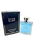 Paris Bleu de Parfum for Men – 3.4 FL OZ / 100 ml | Long-Lasting Luxury Fragrance with Notes of Ginger, Bergamot, Nutmeg & Lavender | Elegant Masculine Scent Inspired by Parisian Sophistication
