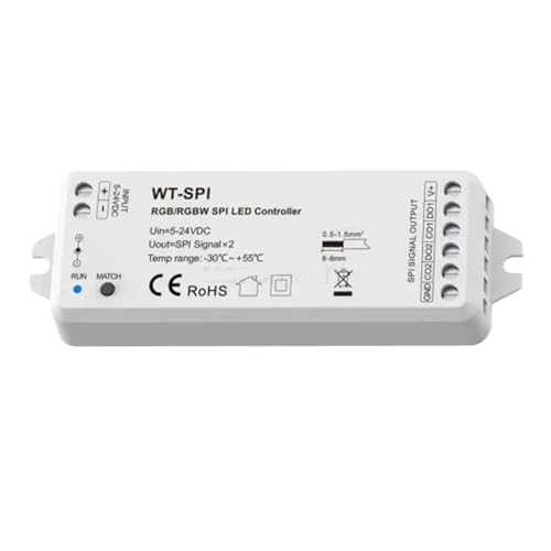 Contrôleur SPI 2 en 1 WT-SPI pour ruban LED WS2812 et WS2815 pixel