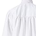 IvyRobes Adults Matte Choir Robes for Church Baptism Judge Graduation Gown Confirmation Officiant Pastor Costume White 54 Plus