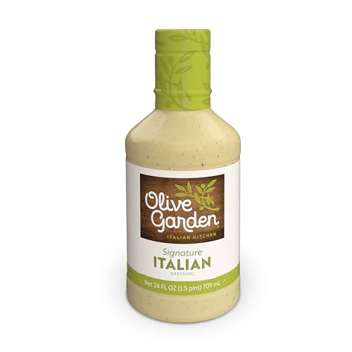 Olive Garden Signature Italian Dressing, 24 fl. oz., Made with Italian Spices, Oil and Vinegar, Perfect Chicken Marinade, Sandwich Spread or Salad Dressing