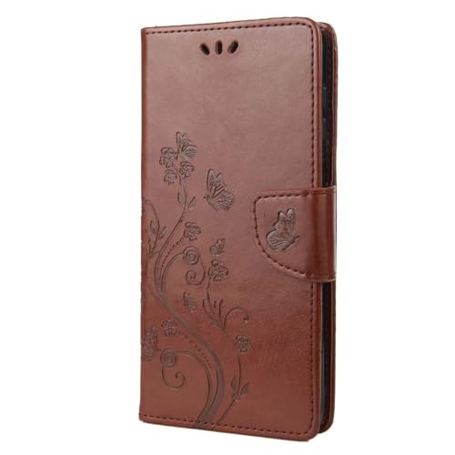 Étui pour Xiaomi Redmi Note 11 de protection clapet support marron
